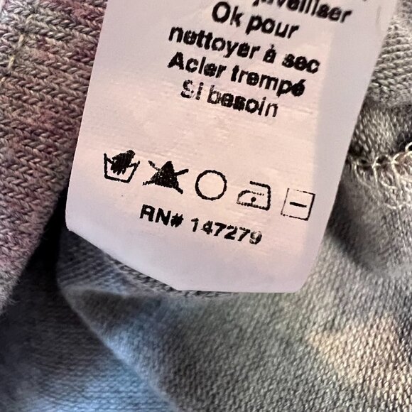 EleVen by Venus Williams Top Womens Size Small Purple and Gray Marbled Cropped - Picture 11 of 15